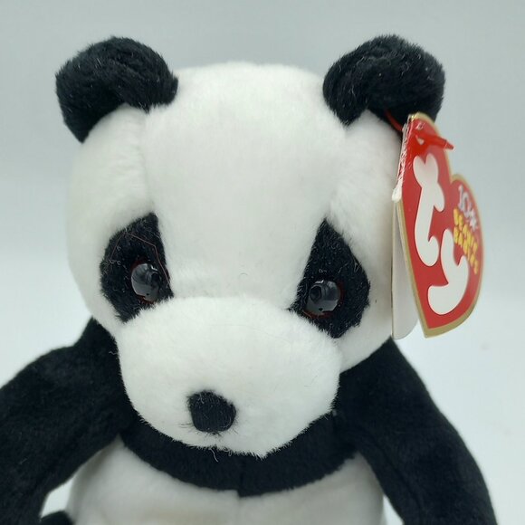 Vintage TY Beanie Baby Mandy Panda Bear - Retired 2004 - Plush Toy - Picture 3 of 12